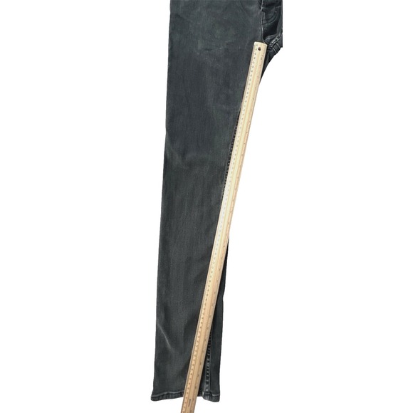 AllSaints Mens Jeans 30 Gray Grey Cigarette Fit Slim Stretch Denim Pants Casual - Picture 5 of 10
